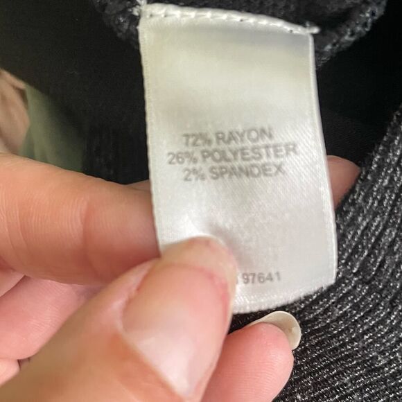 J. Jill Wearable Collection Rib Knit Dress Pants Faux Front Zipper sz. L #CC - Picture 5 of 8